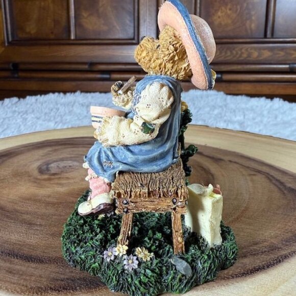 Vintage Boyds Bears Lil' Miss Muffet What's in the Bowl? Bearstone Figurine - Picture 4 of 8